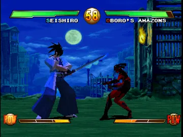 Samurai Shodown - Warriors Rage (US) screen shot game playing